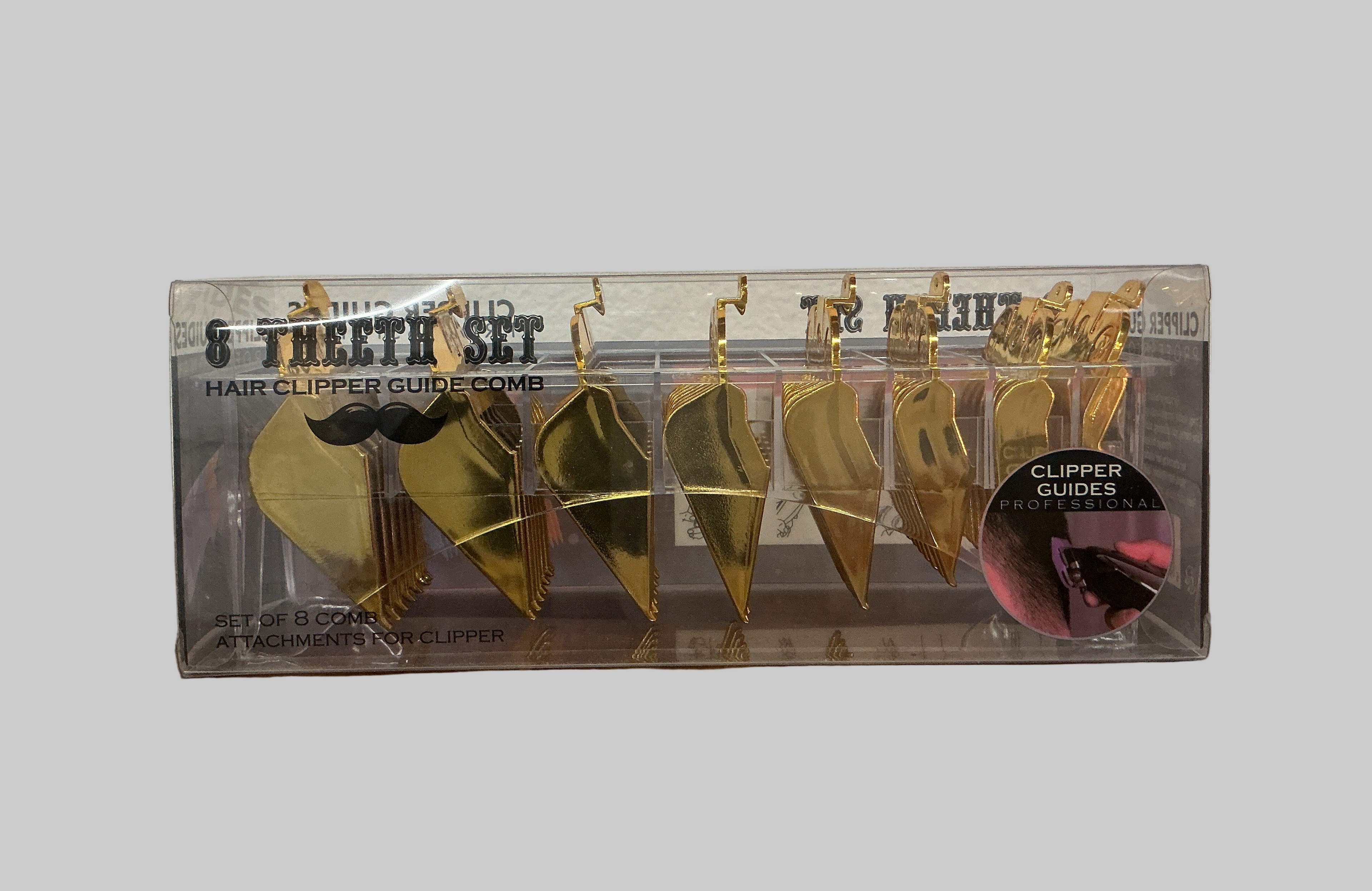 Hair Clipper Guide Comb (8 Pieces)