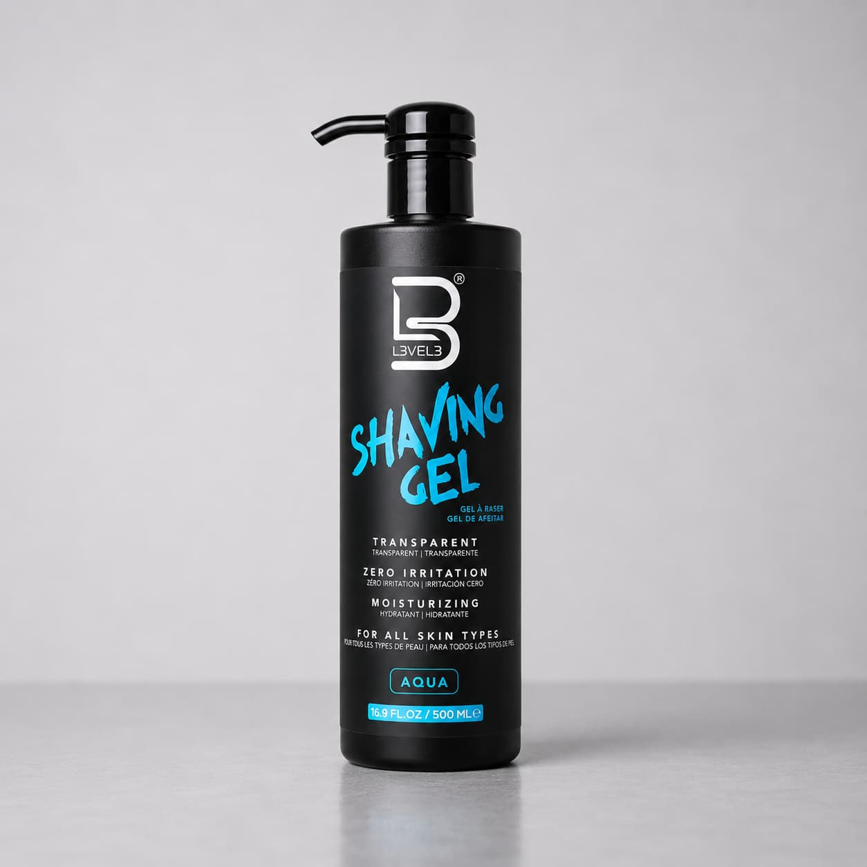 Level 3 Transparent Shaving Gel Aqua